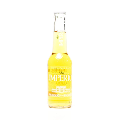 CERVEJA IMPERIO 210ML L N PURO MALTE GOLD