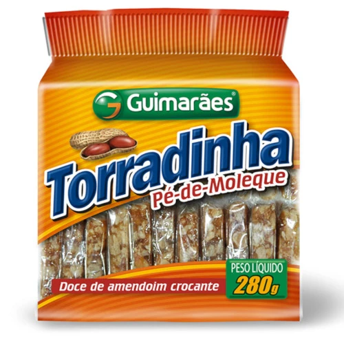 PÉ DE MOLEQUE COM AÇÚCAR MASCAVO GUIMARÃES 300G