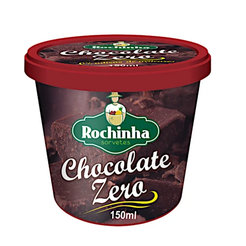 SORVETE DE MASSA CHOCOLATE ZERO 150ML SORVETES ROCHINHA