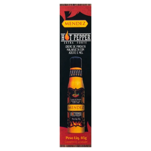 MOLHO DE PIMENTA MALAGUETA EXTRAFORTE COM AZEITE E MEL MENDEZ FRASCO 85G