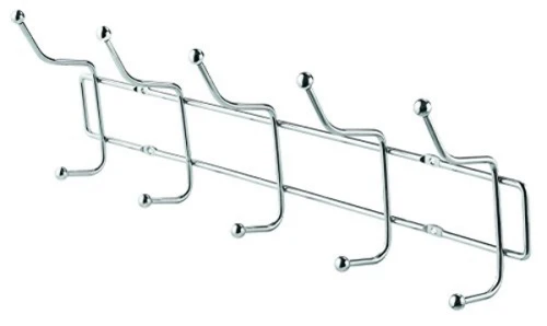 CABIDE ORDENE COM 5 GANCHOS METAL PAREDE
