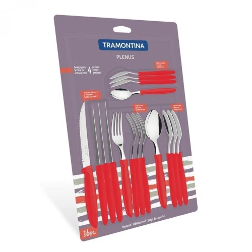 FAQUEIRO 16 PECAS INOX PLENUS TRAMONTINA 23498701 270517