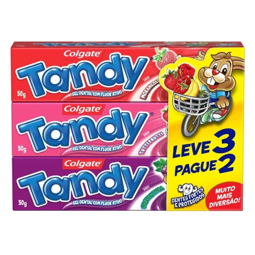 CREME DENTAL INFANTIL COLGATE TANDY 50G PROMO LEVE 3 PAGUE 2