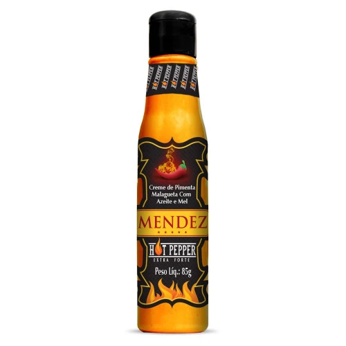 MOLHO PIMENTA HOT PEPPER MENDEZ 85G AZEITE E MEL