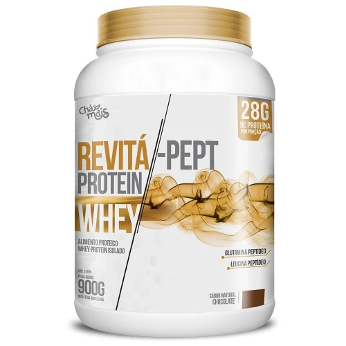 WHEY PROTEIN PEPTIDEOS REVITÁ PEPT CHOCOLATE 900G CHAMAIS