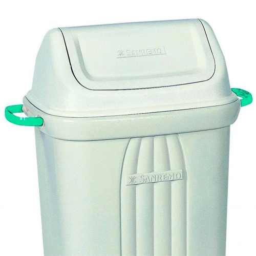 LIXEIRA BASCULANTE DE PLÁSTICO 30 LITROS BEGE