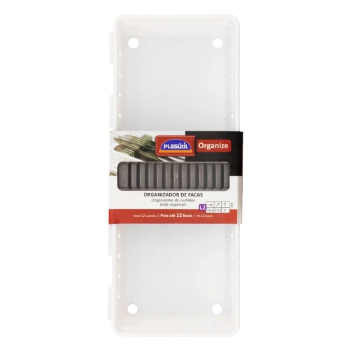 ORGANIZADOR PARA FACAS BRANCO L2 PLASÁTIL ORGANIZE
