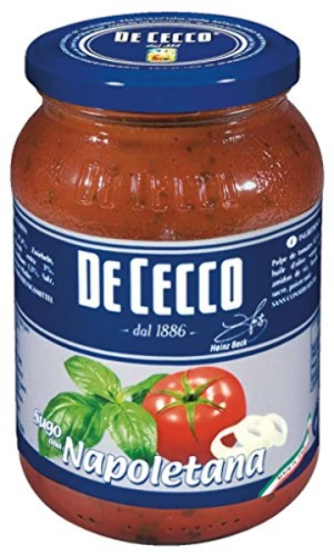 MOLHO DE TOMATE COM MANJERICÃO DE CECCO VIDRO 400G