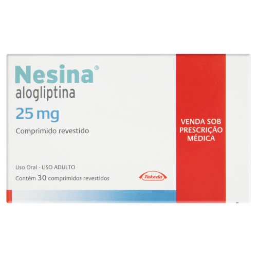 NESINA 25MG TAKEDA CAIXA 30 COMPRIMIDOS REVESTIDOS