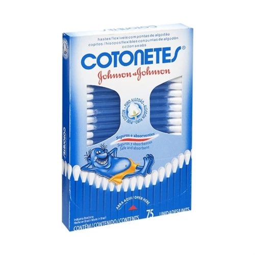 COTONETES JOHNSONS 75UNIDADE