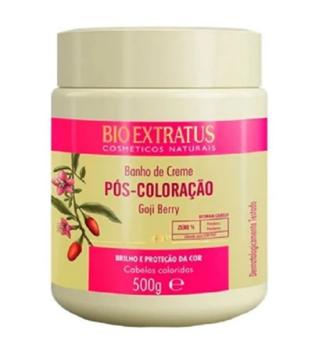BANHO DE CREME BIO EXTRATUS PÓS COLORAÇÃO 500G