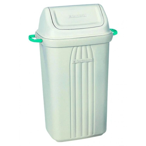 LIXEIRA BASCULANTE DE PLÁSTICO 105 LITROS BEGE