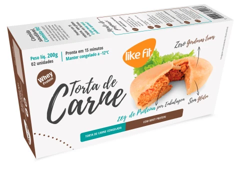 TORTA DE CARNE 32G COM WHEY LIFE WAY
