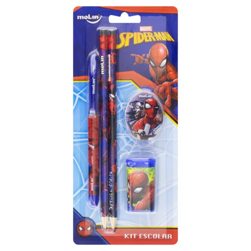 KIT ESCOLAR SPIDER MAN MOLIN