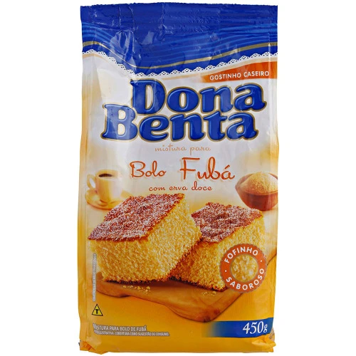 MISTURA PARA BOLO FUBÁ DONA BENTA SACHÊ 450G