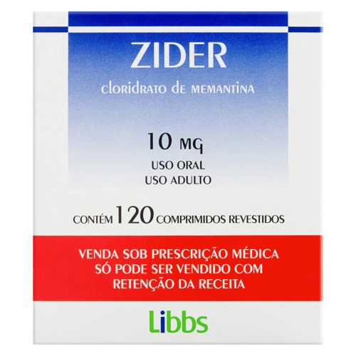 ZIDER 10MG LIBBS CAIXA 120 COMPRIMIDOS REVESTIDOS