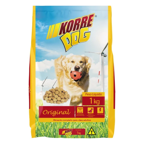ALIMENTO PARA CÃES ADULTOS ORIGINAL KORRE DOG PACOTE 1KG