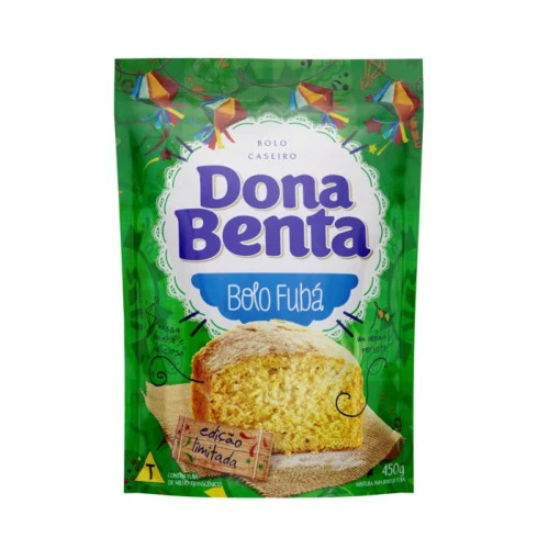 MISTURA PARA BOLO FUBÁ DONA BENTA SACHÊ 450G