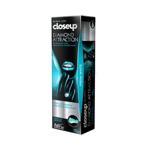 CLOSE UP DIAMOND ATTRACTION FRESH WHITE