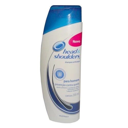 SHAMPOO ANTICASPA HEAD SHOULDERS MEN PREVENÇÃO CONTRA QUEDA FRASCO 200ML