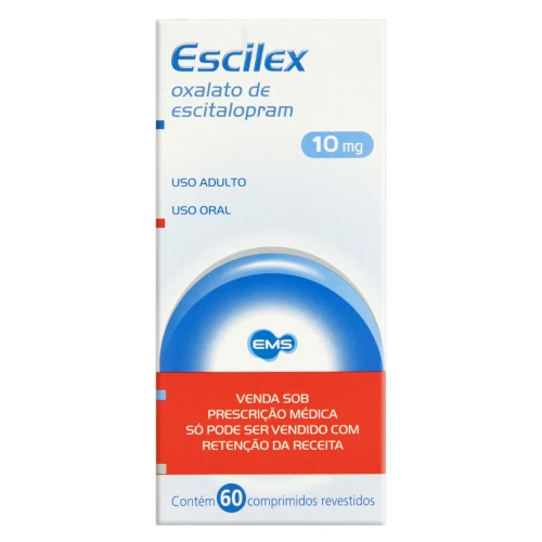 ESCILEX 10MG EMS CAIXA 60 COMPRIMIDOS REVESTIDOS