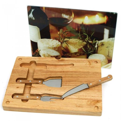 JG FACAS PARA QUEIJO CASA AMBIENTE COM TABUA VD GL386