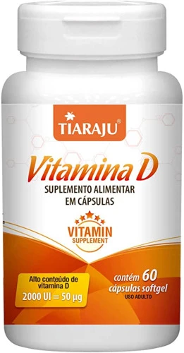 VITAMINA D3 2000 UI 60CÁPSULAS