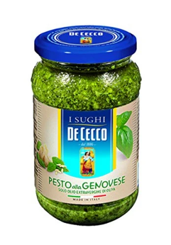 MOLHO PESTO COM AZEITE DE OLIVA EXTRAVIRGEM DE CECCO VIDRO 200G