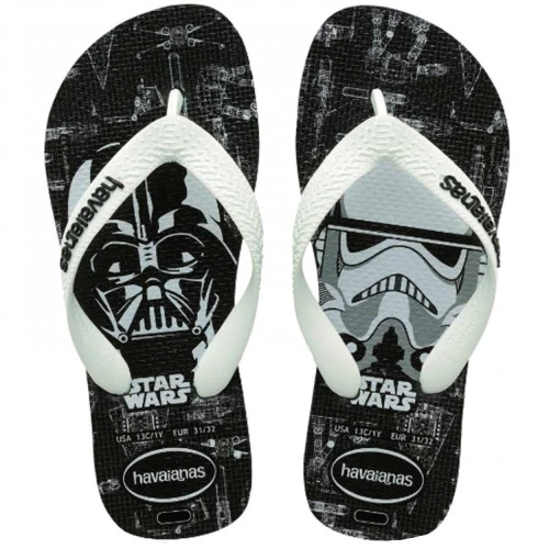 SANDALIA HAVAIANAS KIDS STAR WARS CZA PTO 27 28 1P