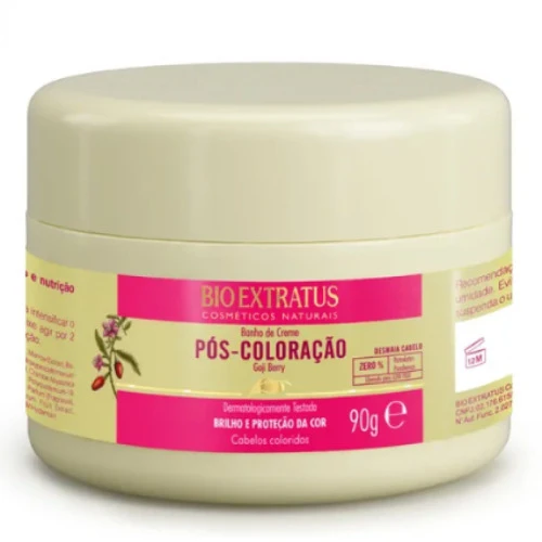 CREME MASCARA TRATAMENTO BIOEXTRATUS POS COLORAÇÃO 90G