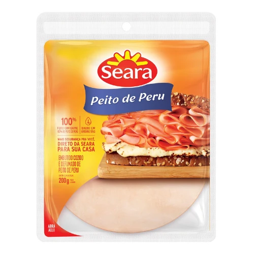 PEITO DE PERU FATIADO SEARA 200G