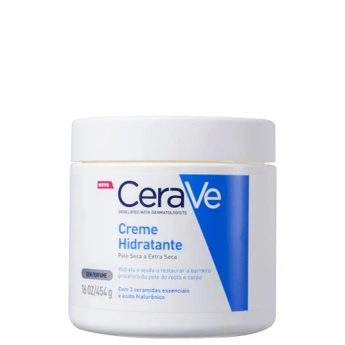 CREME HIDRATANTE CORPORAL CERAVE HIDRATAÇÃO 24H E TEXTURA CREMOSA 453G
