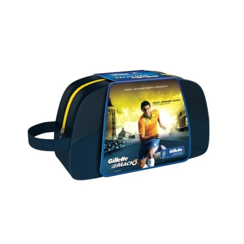 GILLETTE MACH 3 COM CARGA E NECESSAIRE