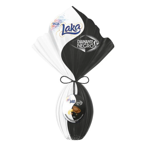 OVO DE PÁSCOA LAKA E DIAMANTE NEGRO LACTA 480G