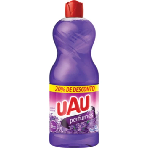 LIMPADOR UAU PERFUMES LAVANDA 2L 20% DE DESCONTO UN