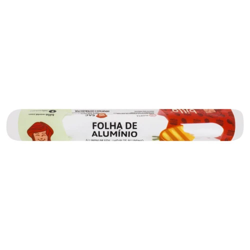 FOLHA DE ALUMÍNIO EM ROLO BILLA 30CM X 4M