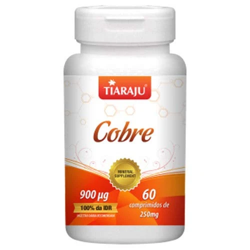 COBRE 250MG 60CP TIARAJU