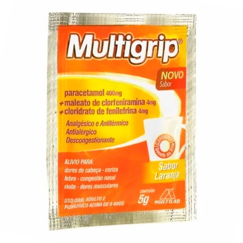 MULTIGRIP SABOR LARANJA MULTILAB SACHÊ 5G