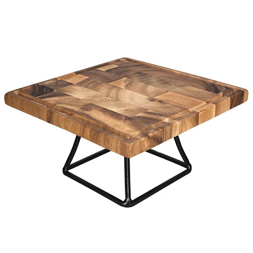 PRATO MULTIUSO FULL FIT 25X25CM MADEIRA COM PE