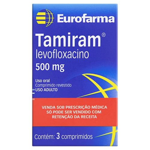 TAMIRAM 500MG EUROFARMA CAIXA 3 COMPRIMIDOS REVESTIDOS