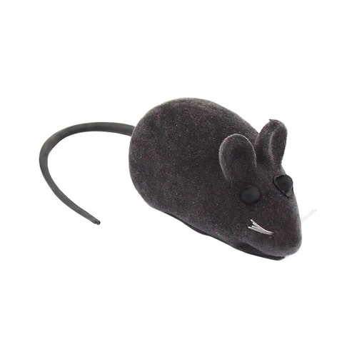 BRINQUEDO WESTERN PARA GATOS RATINHO COM APITO CINZA