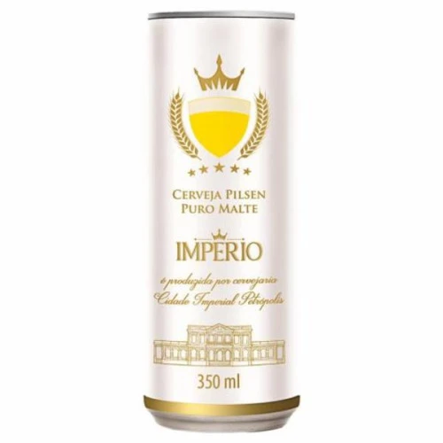 CERVEJA PILSEN PURO MALTE IMPÉRIO LATA 350ML