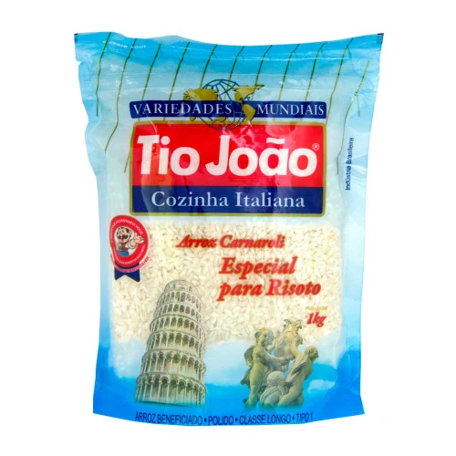 TIO JOÃO VARIEDADES MUNDIAIS ARROZ CARNAROLI 1KG