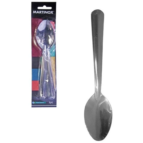 JOGO 3 COLHERES MESA INOX
