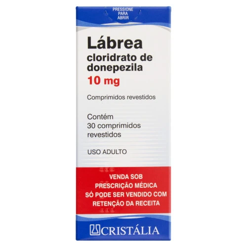 LÍBREA 10MG CRISTÁLIA CAIXA 30 COMPRIMIDOS REVESTIDOS