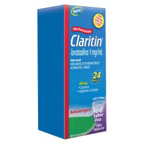 CLARITIN SOLUÇÃO ORAL SCHERING PLOUGH 60ML