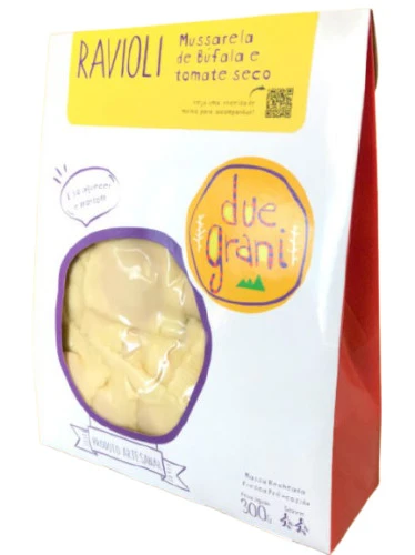 MASSA DUE GRANI 300G RAVIOLI MUSS B TOMATE SECO