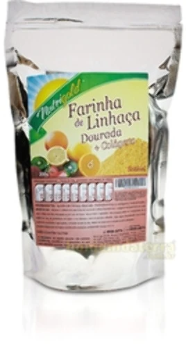 FARINHA DE LINHAÇA DOURDA COLÁGENO NUTRIGOLD 200G