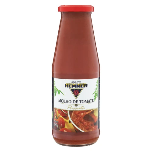 MOLHO DE TOMATE PASSATA HEMMER VIDRO 680G