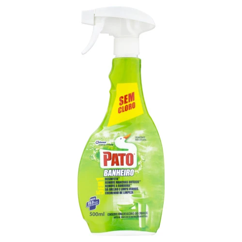 DESINFETANTE BANHEIRO PATO FRASCO 500ML BORRIFADOR